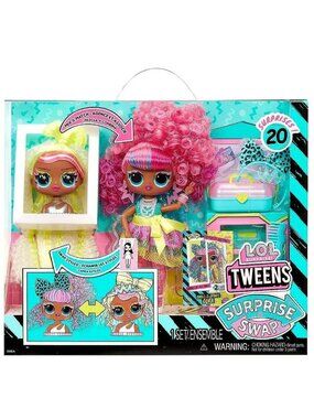 LOL Surprise Tweens Surprise Swap Doll Set With 20 Surprises And Styling Accesso